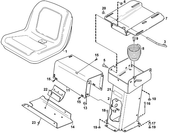 Bild von E - Sitz MF 860