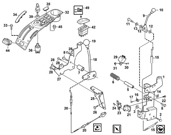 Bild von G - Bedienelemente MF 860