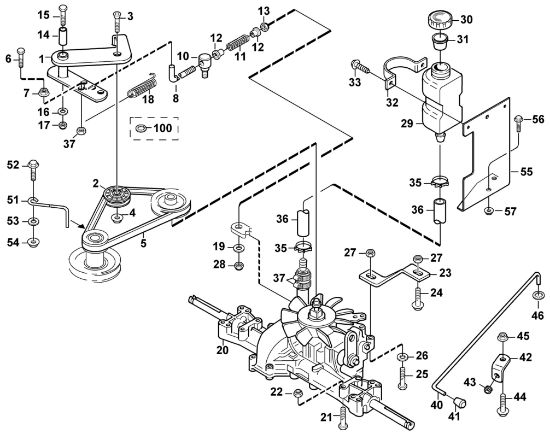 Bild von L - Achsgetriebe MF 860