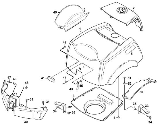Bild von B - Verkleidung - 2 MF 880