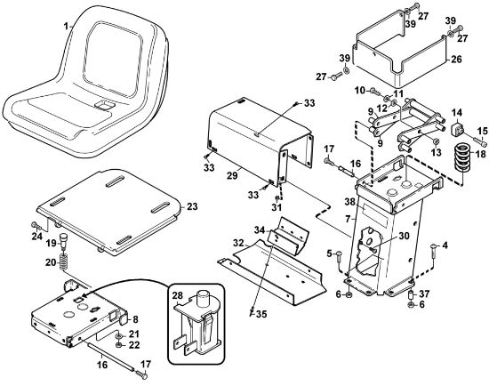 Bild von E - Sitz MF 880