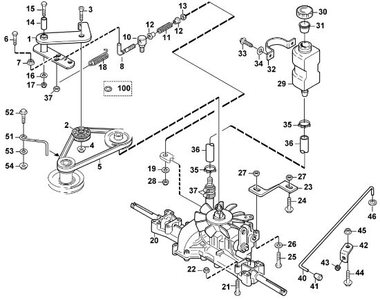 Bild von L - Achsgetriebe MF 880