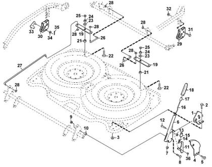 Bild von B - Höhenverstellung (manuell) AMM 442