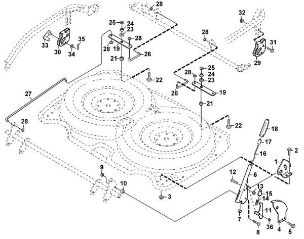 Bild von B - Höhenverstellung (manuell) AMM 442