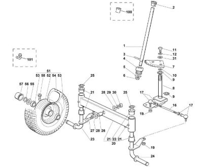 Bild von C - Lenkung MR 385