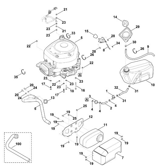 Bild von G - Motor, Tank MR 4082.0