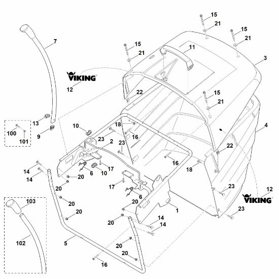 Bild von M - Grasfangkorb MR 4082.0