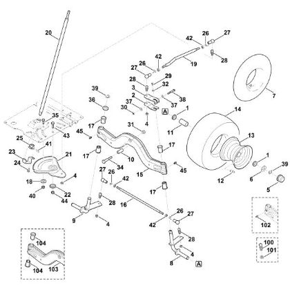 Bild von E - Lenkung, Vorderrad MT 4097.0 S