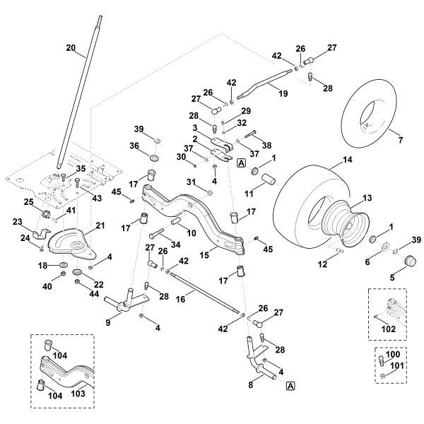 Bild von E - Lenkung, Vorderrad MT 4097.0 S