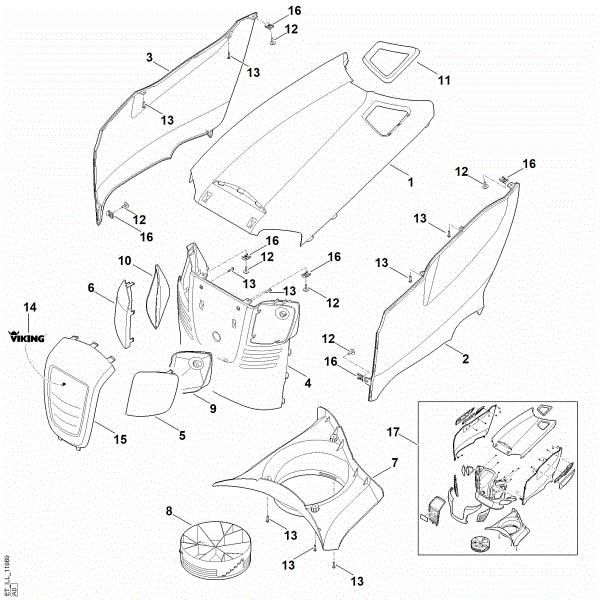 Bild von D - Motorhaube MT 4112.0 S