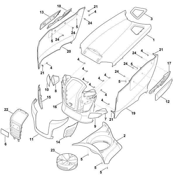 Bild von D - Motorhaube MT 5097.1