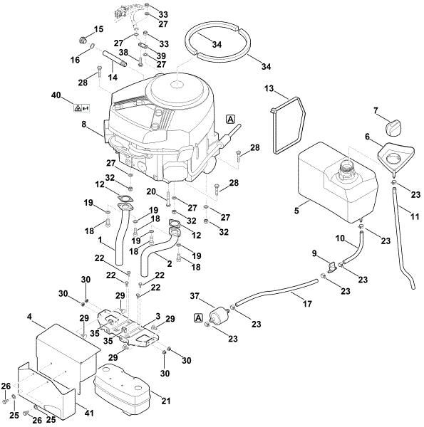 Bild von H - Motor, Tank MT 5112.1 Z