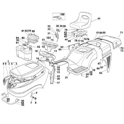Bild von B - Verkleidung MT 545