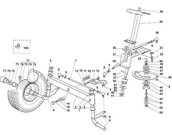 Bild von C - Lenkung MT 545