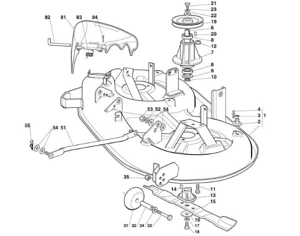 Bild von I - Mähwerk - 2 MT 545 L