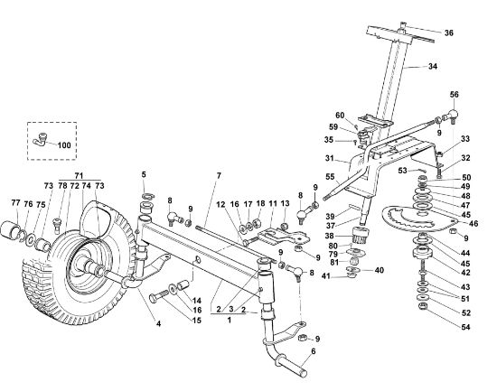 Bild von C - Lenkung MT 585