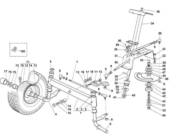 Bild von C - Lenkung MT 585