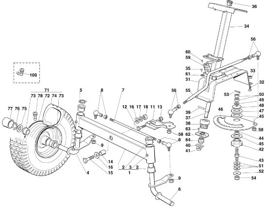 Bild von C - Lenkung MT 585 L