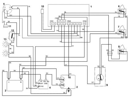 Bild von K1 - Schaltplan MT 585 L