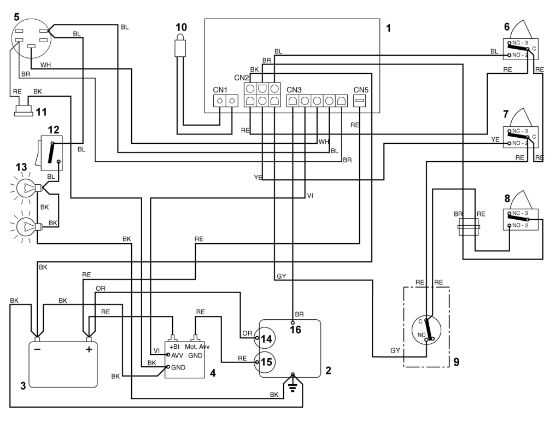 Bild von K1 - Schaltplan MT 585 L
