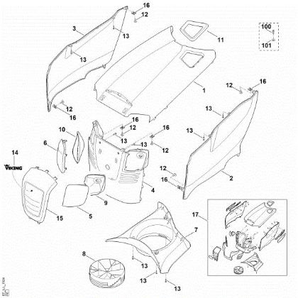 Bild von E - Motorhaube MT 6112.0