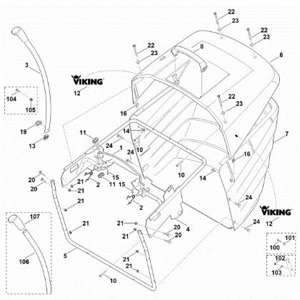 Bild von Q - Grasfangkorb MT 6112.0