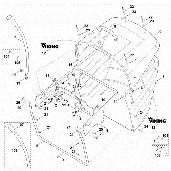 Bild von Q - Grasfangkorb MT 6112.0 C