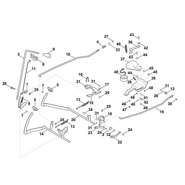 Bild von J - Bremse, Parkbremse, Schalthebel, Tempomat MT 6127.1 ZL