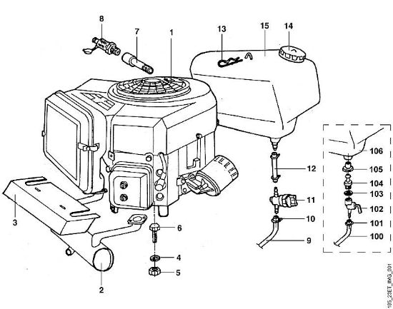 MT MT 680 A - Motor der Marke Viking