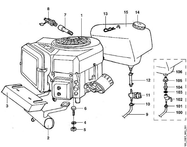 MT MT 680 A - Motor der Marke Viking