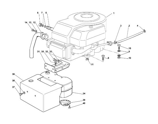 Bild von E - Motor MT 740