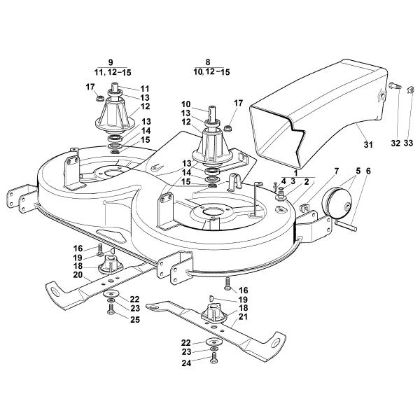 Bild von I - Mähwerk - 2 MT 740