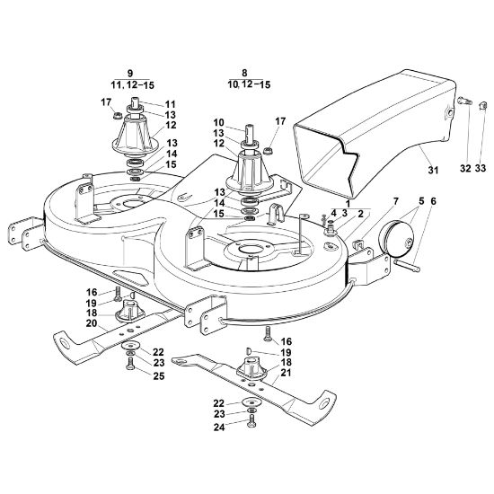 Bild von I - Mähwerk - 2 MT 740