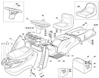 Bild von B - Verkleidung MT 745