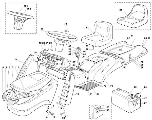 Bild von B - Verkleidung MT 745