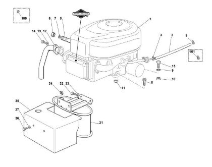 Bild von E - Motor MT 745