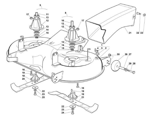 Bild von I - Mähwerk - 2 MT 745