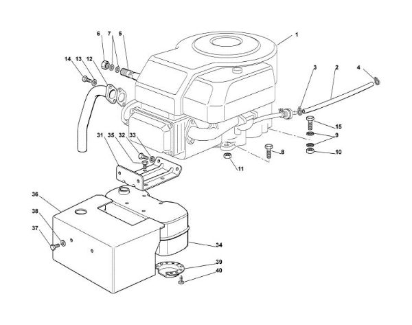 Bild von E - Motor 15,5 HP MT 780