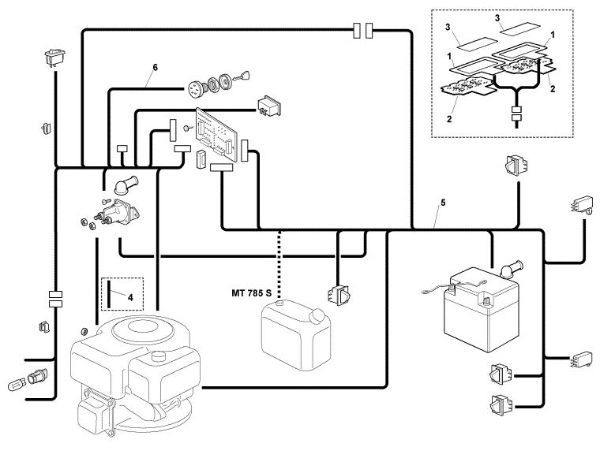 Bild von L1 - Elektrische Bauteile MT 785 S