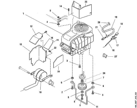 MT MT 820 C - Motor der Marke Viking