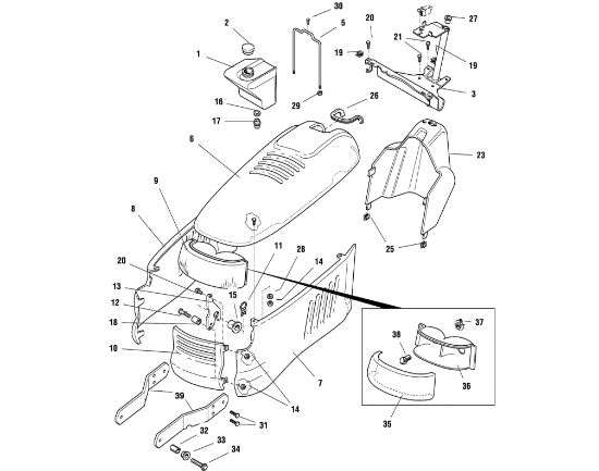 Bild von F - Motorhaube MT 830