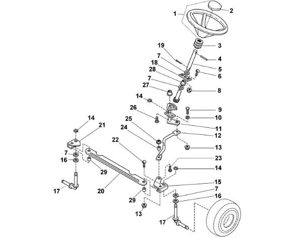 Bild von B - Lenkung MT 835