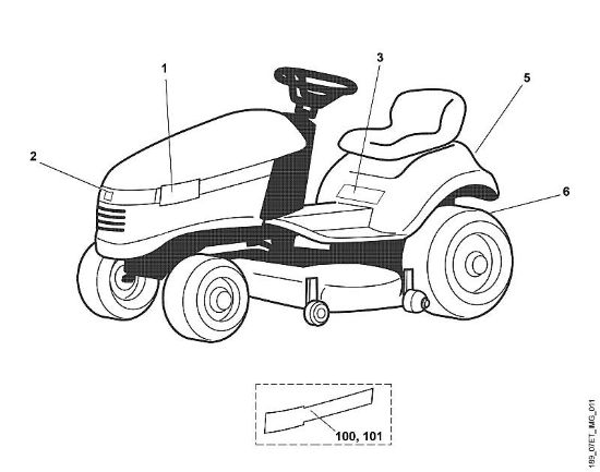 MT MT 835 K - Aufkleber der Marke Viking
