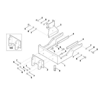 Bild von A - Anbaurahmen AKD 500