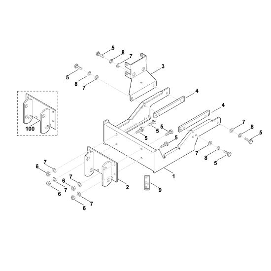 Bild von A - Anbaurahmen AKD 500
