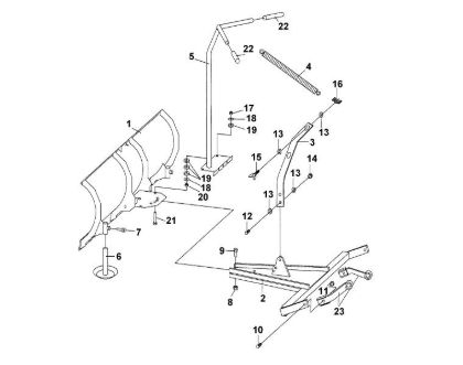 Bild von A - Schneeräumschild ASS 847