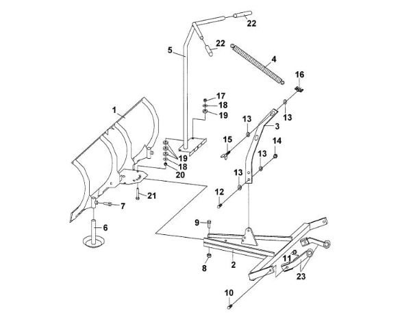 Bild von A - Schneeräumschild ASS 847