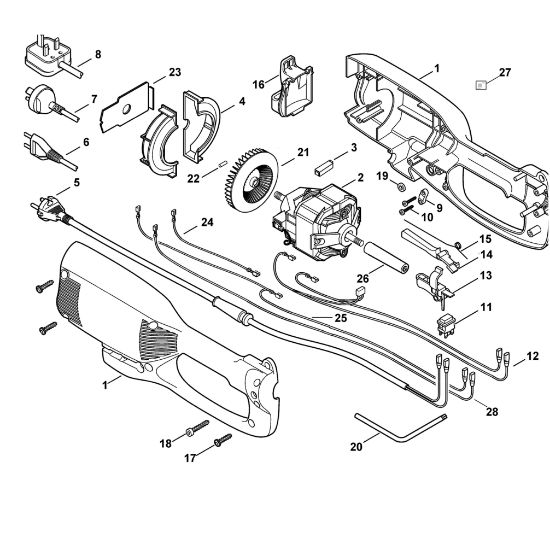 Bild von A - Elektromotor TE 600