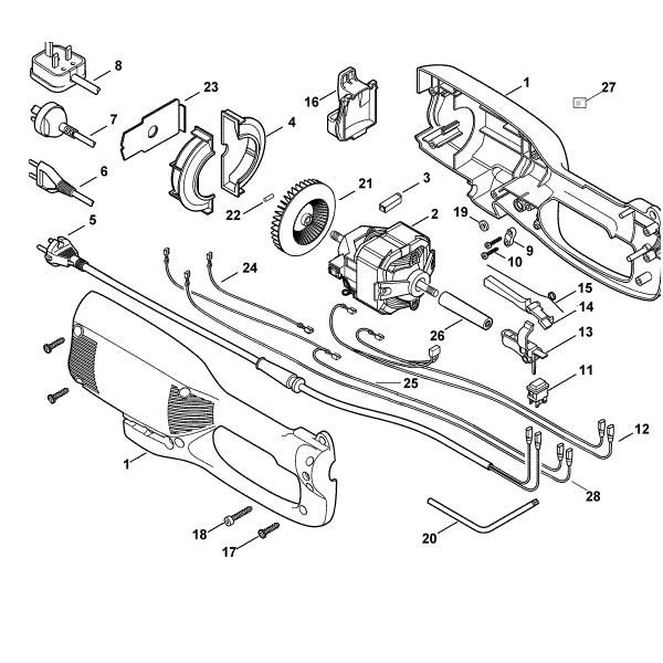 Bild von A - Elektromotor TE 600