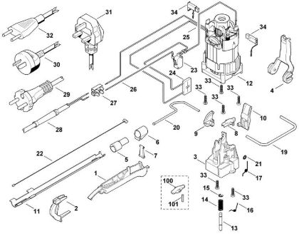 Bild von C - Elektromotor, Schaltsystem HE 515